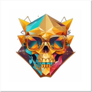 Colorful Skull Posters and Art